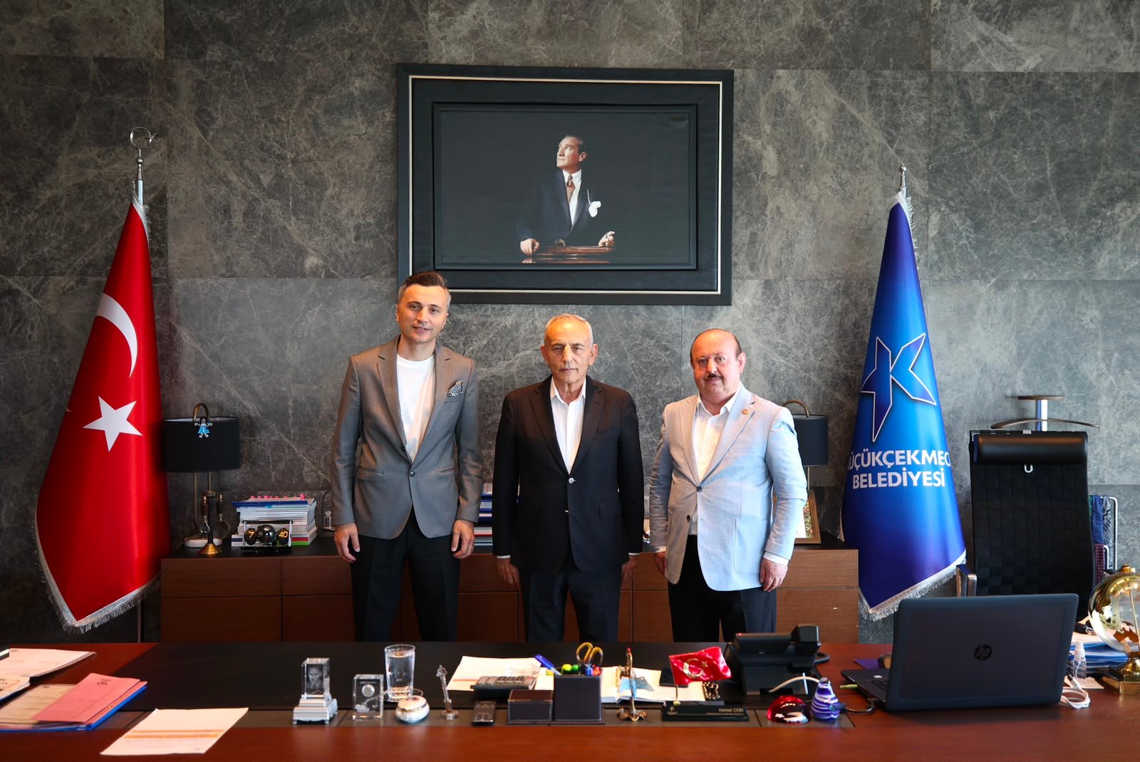 Küçükçekmece Belediye Başkanı Sayın Kemal Çebi'yi Ziyaret Ettik.